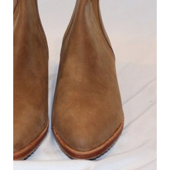 NISOLO Eva Chelsea Boot Classic Tobacco Brown Suede Ankle Boots 9.5 NIB‎ $228 - Picture 5 of 7